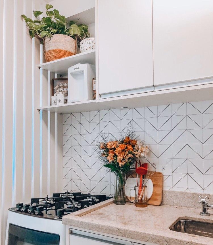 Papel de Parede Geométrico, Papel de Parede Chevron Ligadinhos, Geométrico, cozinha, Papel geométrico