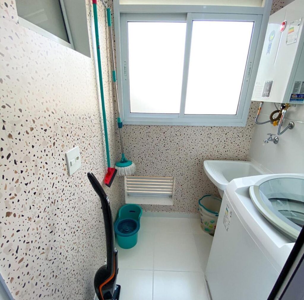 Papel de Parede Granilite, Granilite Areia, Defacile, adesivo autocolante, granilite, lavanderia 