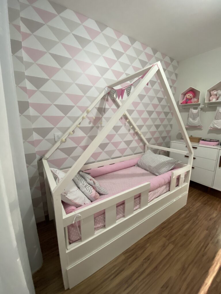 Papel de Parede Geométrico, Papel de Parede Doce Sonho, Geométrico, Infantil, Papel geométrico