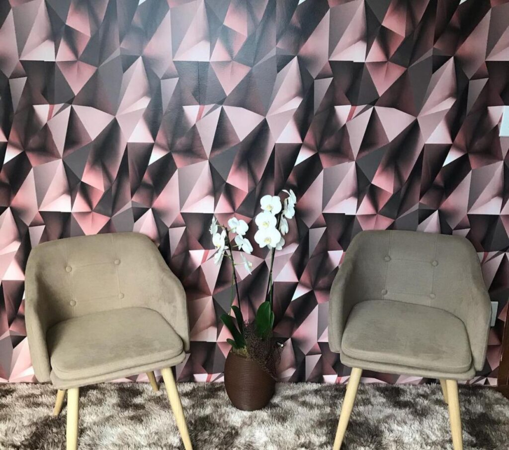 Papel de Parede Rose gold, Rose gold, Defacile, autocolante, sala de estar, Coleção Rose Gold