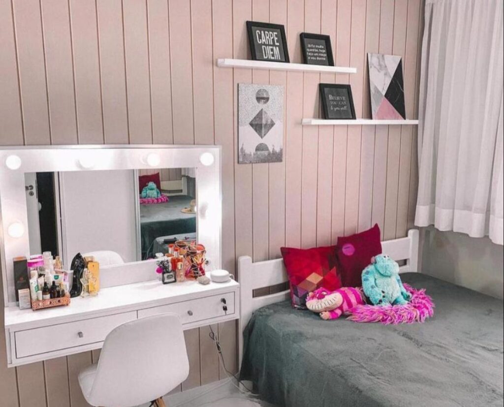 Papel de Parede Madeira, Defacile, Adesivo, Quarto de adolescente, quarto teen, Madeira Proteção