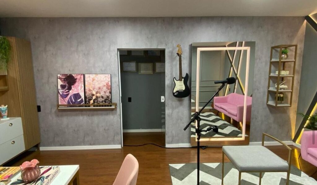 Ambientes integrados, Papel de parede, sala, quarto, cozinha, lavanderia, sala de jantar, Defacile 