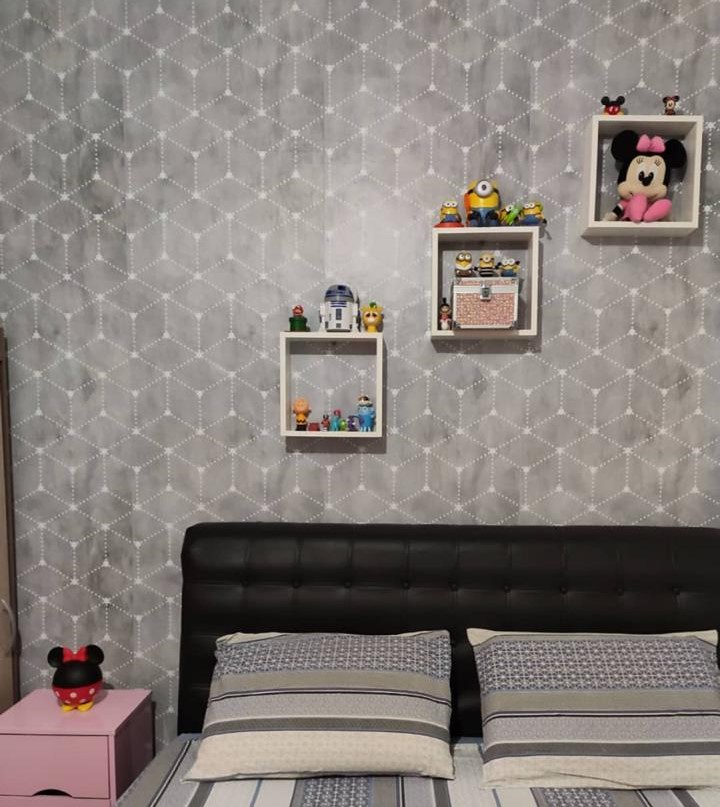 Papel de parede, quarto de solteira, quadros decorativos, solteira, Defacile, diy, decoração, quarto, casa.